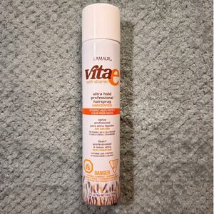 Lamaur Vita E Vitamin Ultra Hold Professional Hair Spray Unscented 10oz NEW